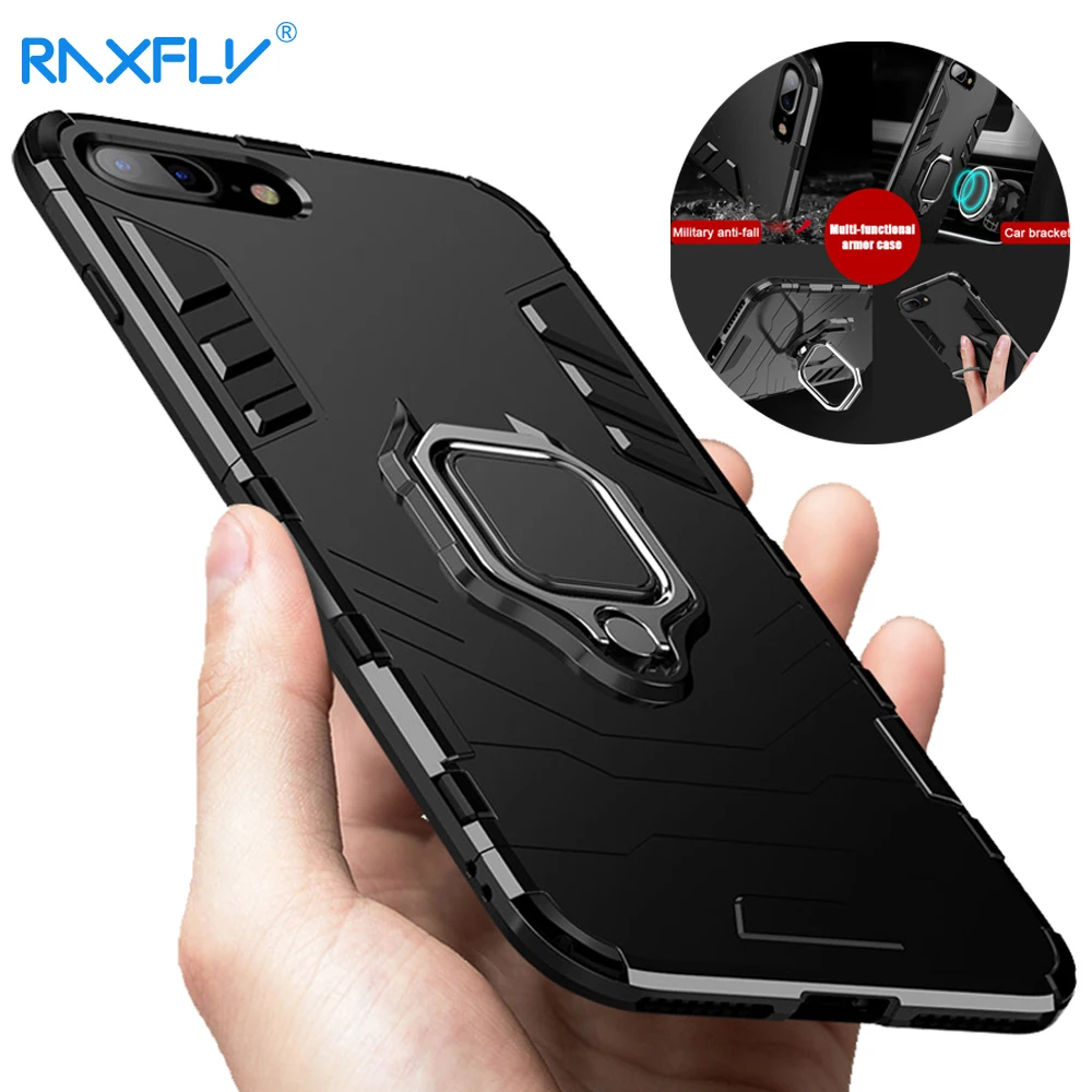 RAXFLY Phone Case For iPhone 6 S Case For iPhone 6 S Kickstand Holder Soft Phone Cases For Coque iPhone 6 6S Plus 7 8 Plus Capa