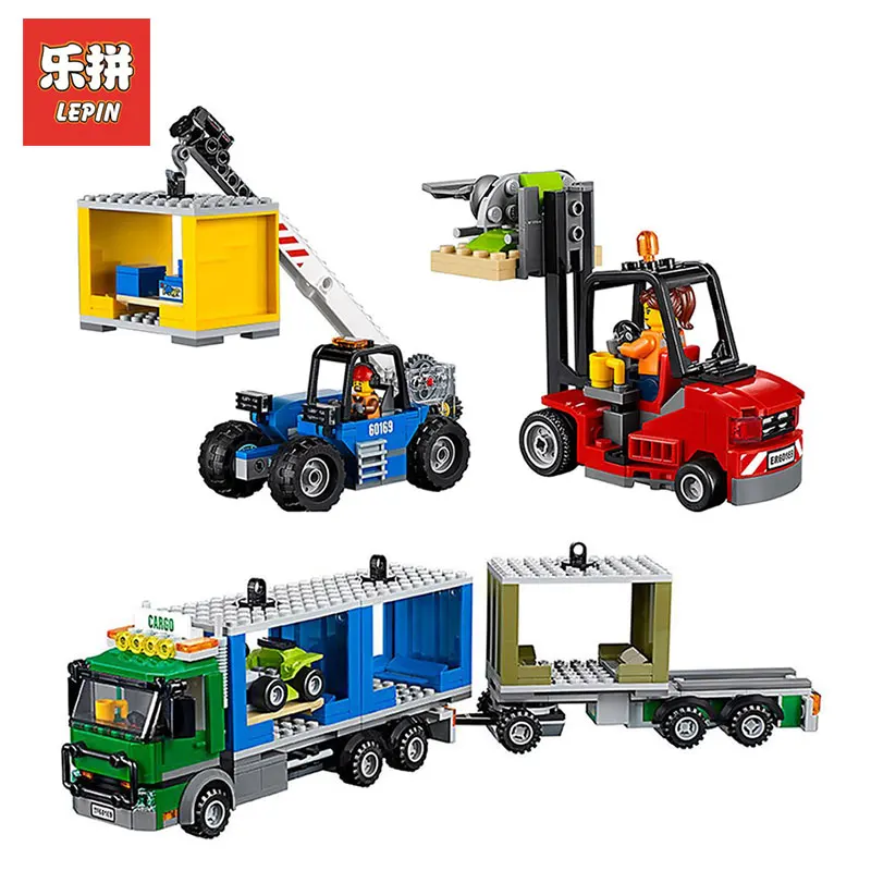 

Lepin 02082 829Pcs City Series The Charge Terminal Set Building Blocks Bricks Educational Toys Model for Children Gifts 60169
