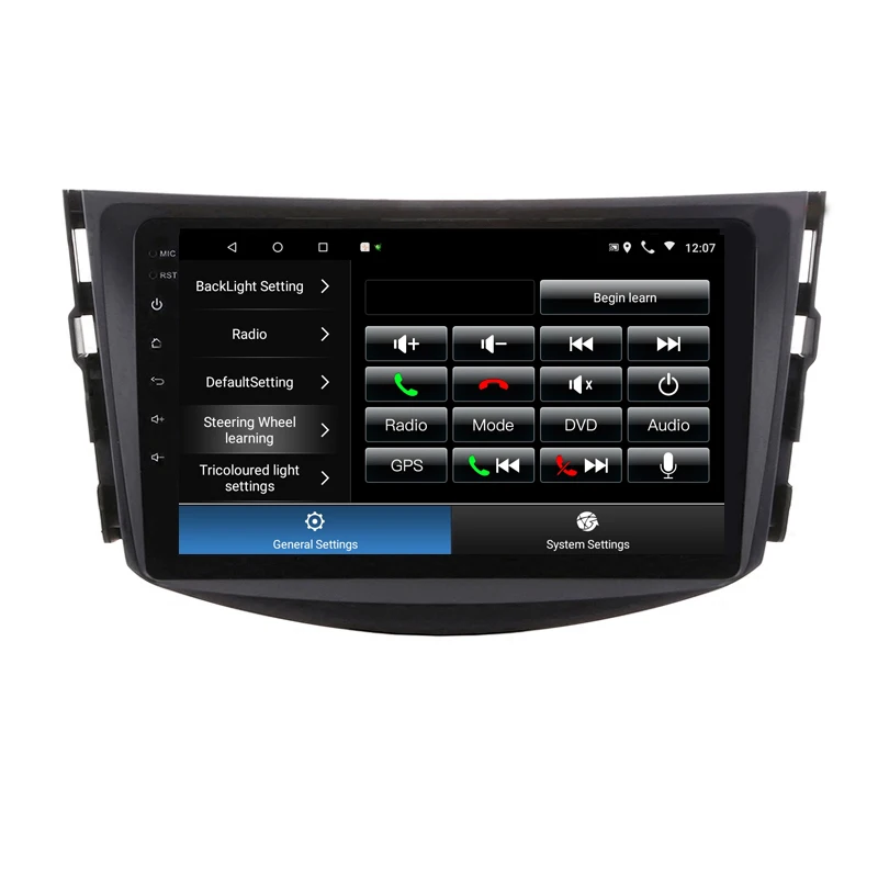 Top 4G RAM Core 1.87Ghz Android Car DVD GPS Navigation for toyota rav4 RAV 4 2007 2008 2009 2010 2011 audio stereo radio headunit 4