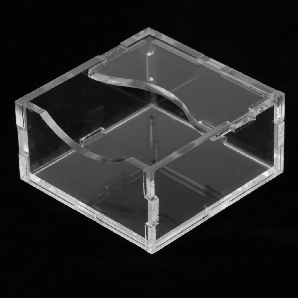 Acrylic Small Pet Hamster Food Water Bowl Feeder Clear Feeding Dish
