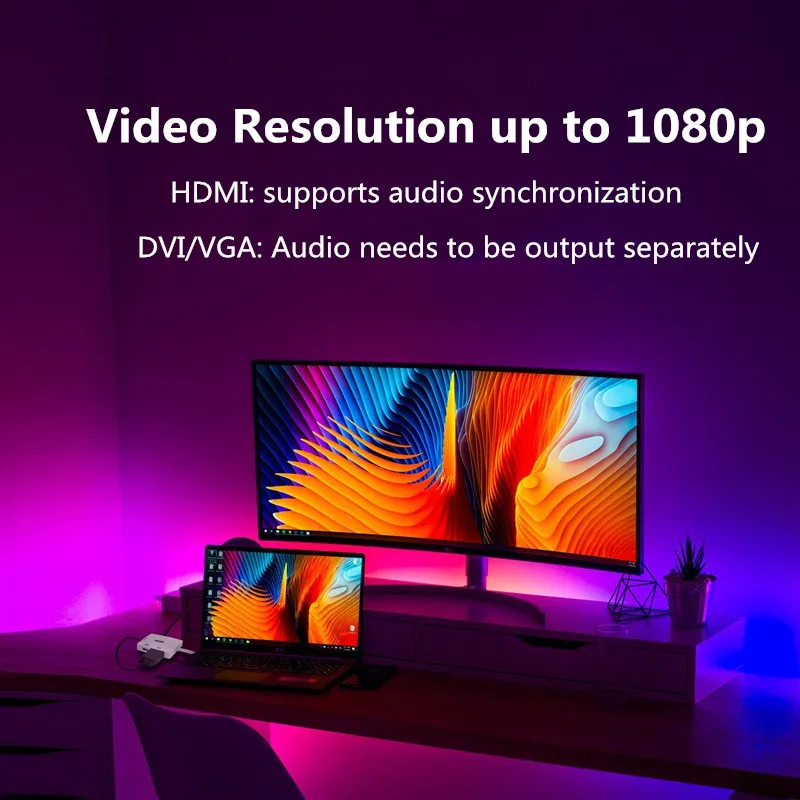 Mini DisplayPort to HDMI VGA DVI адаптер Veggieg Thunderbolt 2 конвертер dp кабель мини для Surface Pro 4 DisplayPort| |