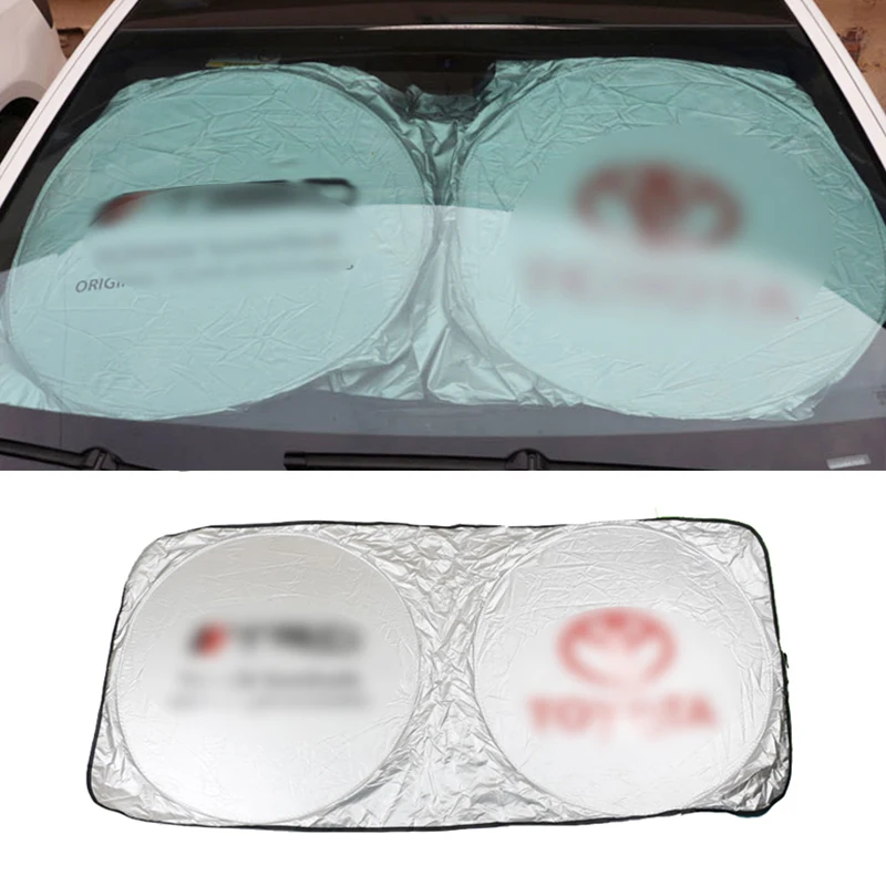 

Car Sun Shade for Toyota Camry Corolla Crown Prius Front Rear Window Sunshade Windshield Sun Screening Cover UV Protection Foils