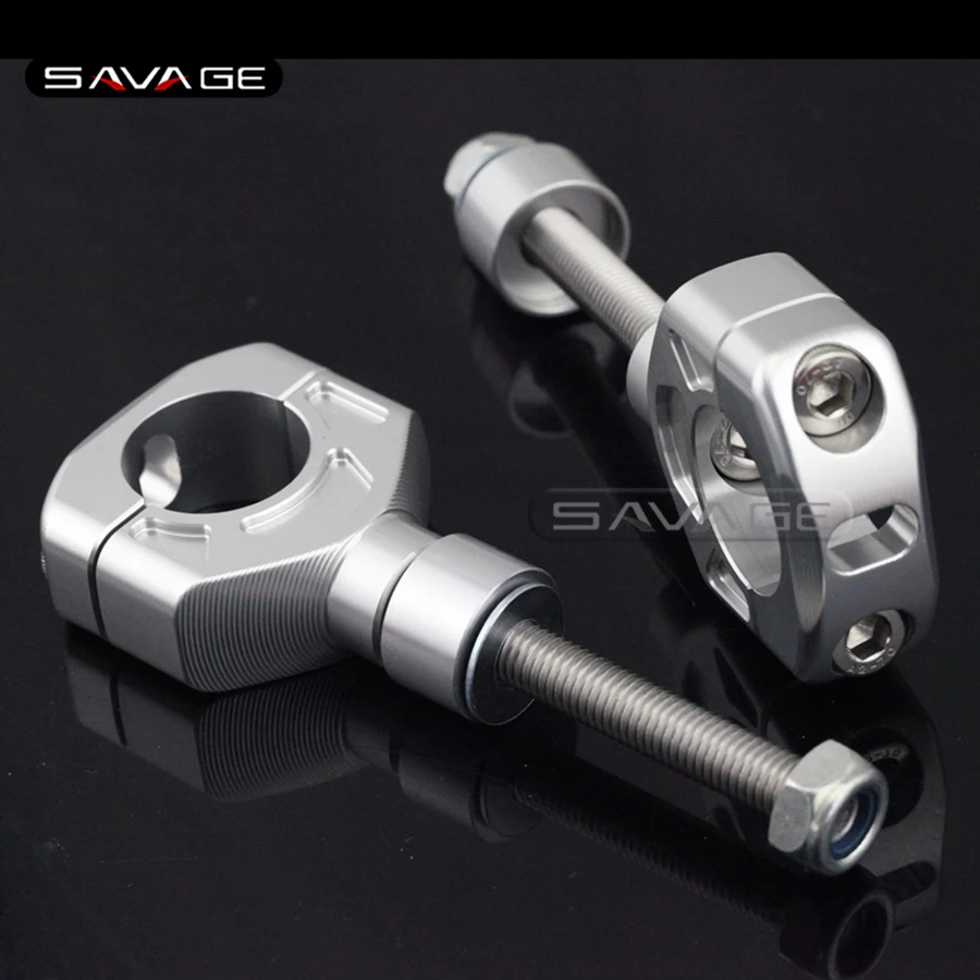 28mm Universal CNC Aluminum Motorcycle Handlebar Support Bar Clamp