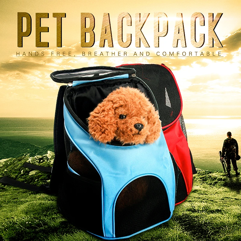 Pawzroad Dog Outdoor Carrier Backpack Pet Bag Travel Puppy Carrier