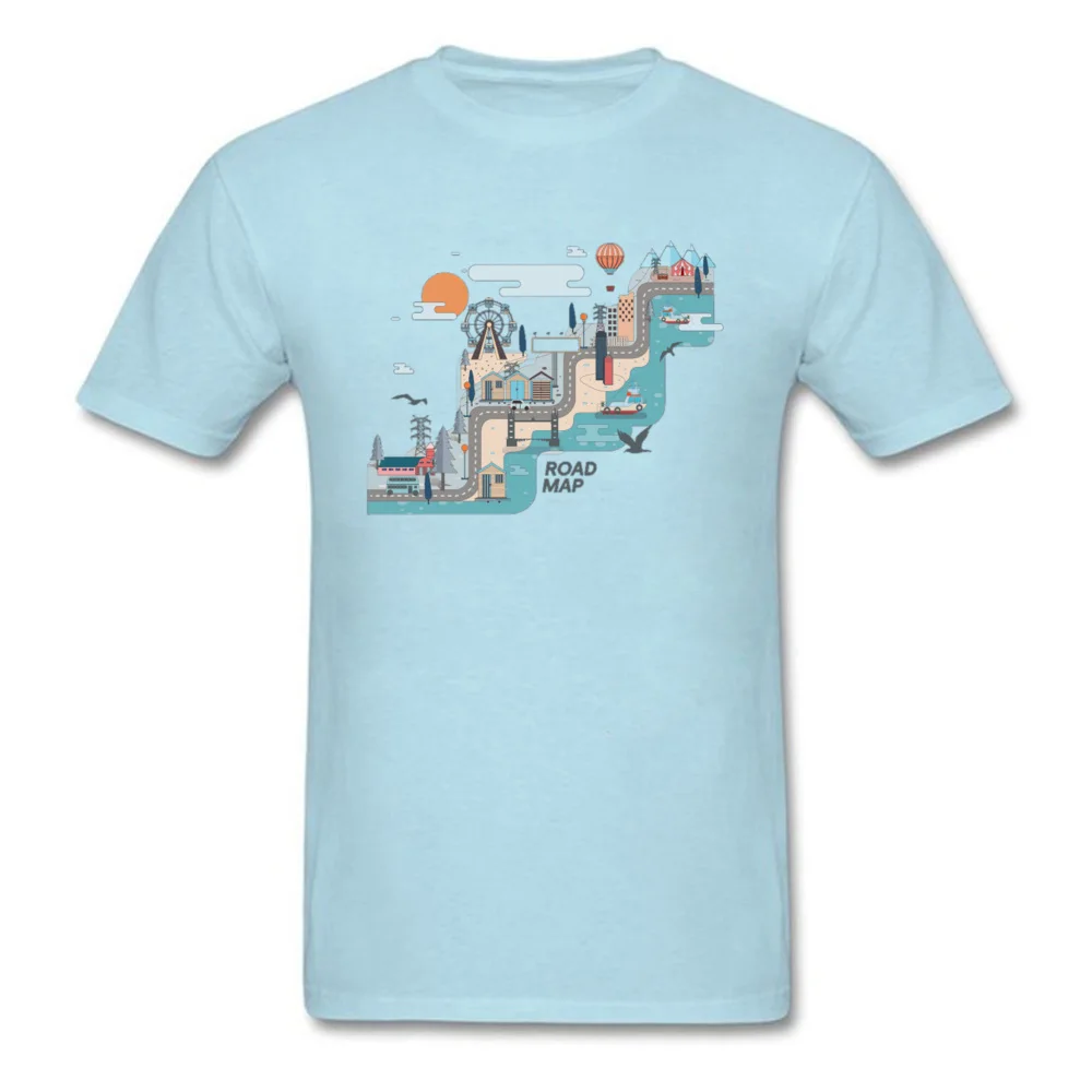 cosie 0314WD084 Tops & Tees for Men 2018 Father Day Crew Neck Pure Cotton Short Sleeve T Shirt Printed Tops Tees 0314WD084 light