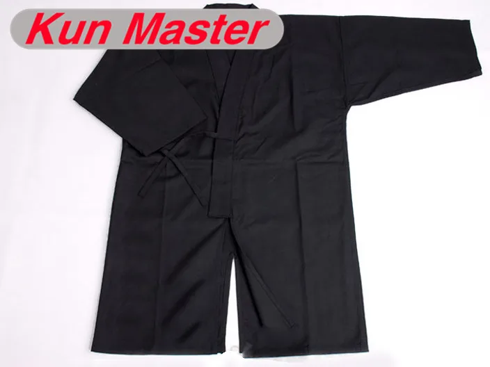 Online Hakama Kampfkunst Apanese Kendo Laido Aikido Hapkido Hakama Martial Arts Uniform Kendogi + Hakama + unterwäsche + gürtel) schwarz Und Blau