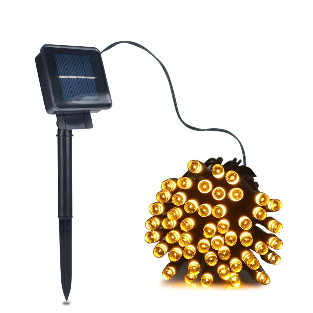 

50/100/200 LED Strip Outdoor Solar Lamps LED String Lights Fairy Holiday Christmas Party Garlands Garden Lawn Decorative Lamp