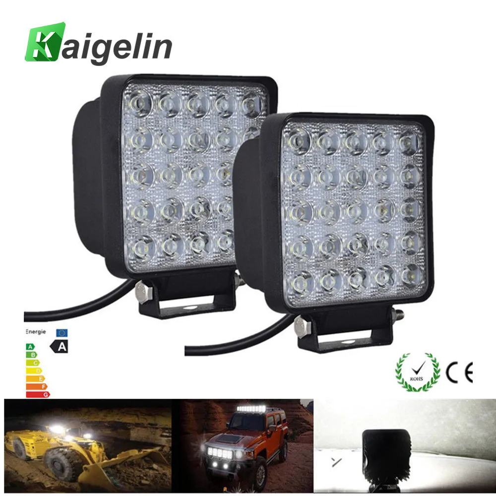 

[6 pcs/lot] 75W Spotlight Square LED Vehicle Lights Waterproof LED 12V Work Light Bulbs For Auto Truck Cars Boat SUV Lamps