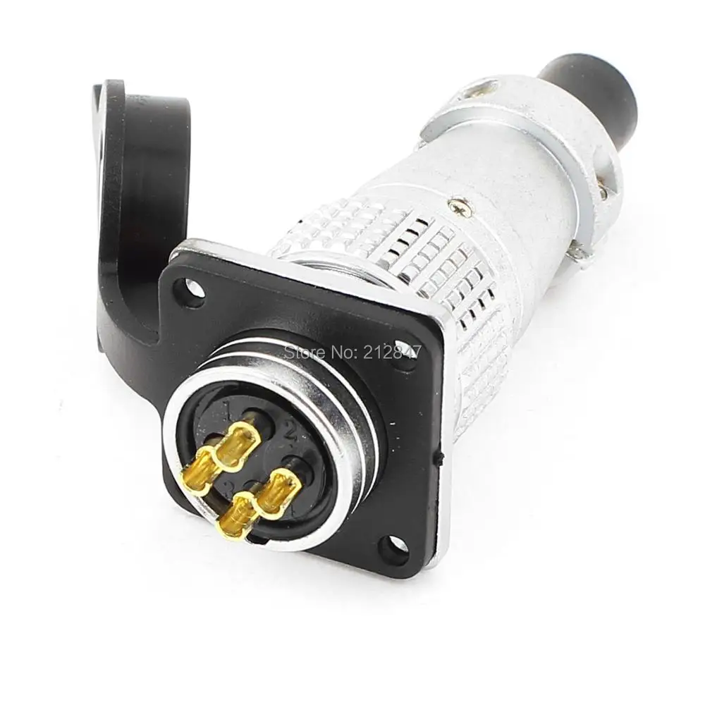 

PLS20-4 Waterproof AC 250V 25A 4 Pins Electric Deck Aviation Circular Connector