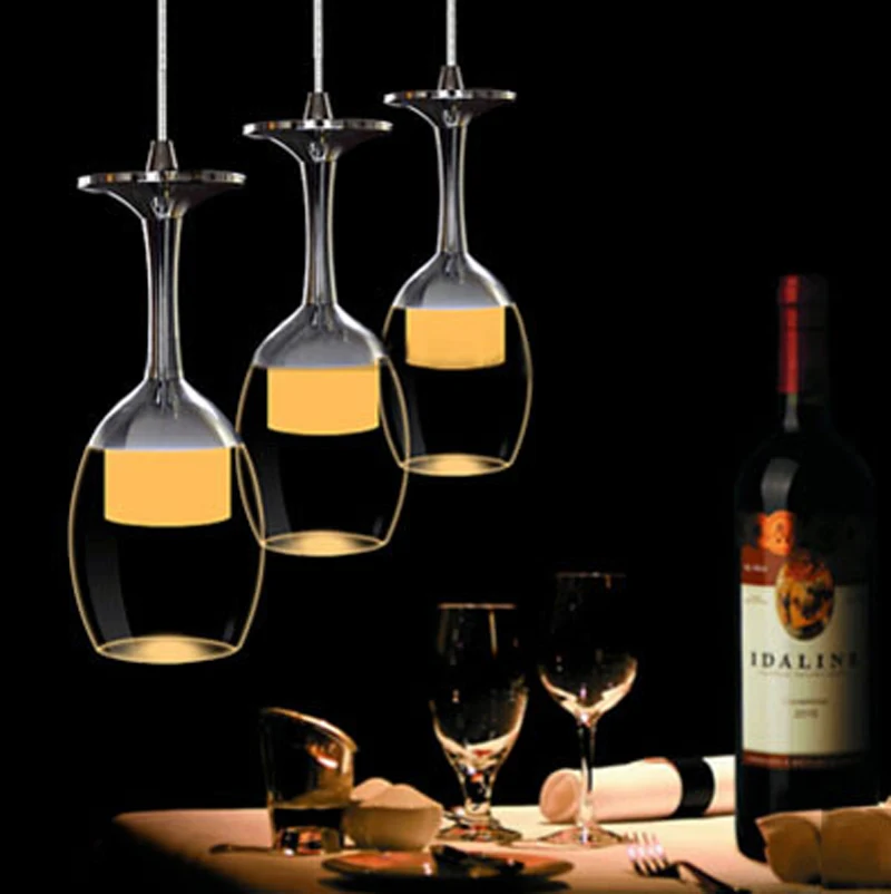 Популярный художественный креативный акриловый 5 Вт светодиодный подвесной светильник, светильник для дома, декор для гостиной, хромированная алюминиевая чашка, подвесной светильник, лампа