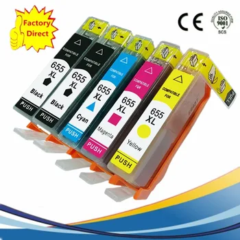 

655XL Ink Cartridges Replacement For HP655 HP655XL Deskjet Ink Advantage 3525 4615 4625 5525 6520 6525 Inkjet Printer