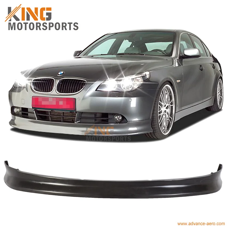 

Fits 2003 2004 2005 2006 2007 BMW E60 E61 5 Series FRONT BUMPER LIP SPOILER PU