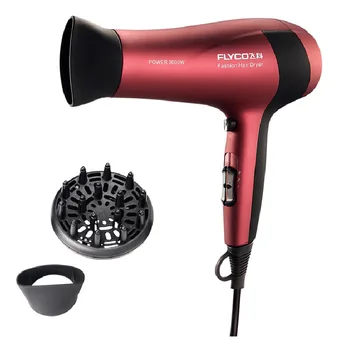 

FLYCO Professional Hair Dryer Salon Anion Hot and Cold Wind Blow Dryer Hair Dryer Nozzle Styling Tools secador de cabelo FH6218