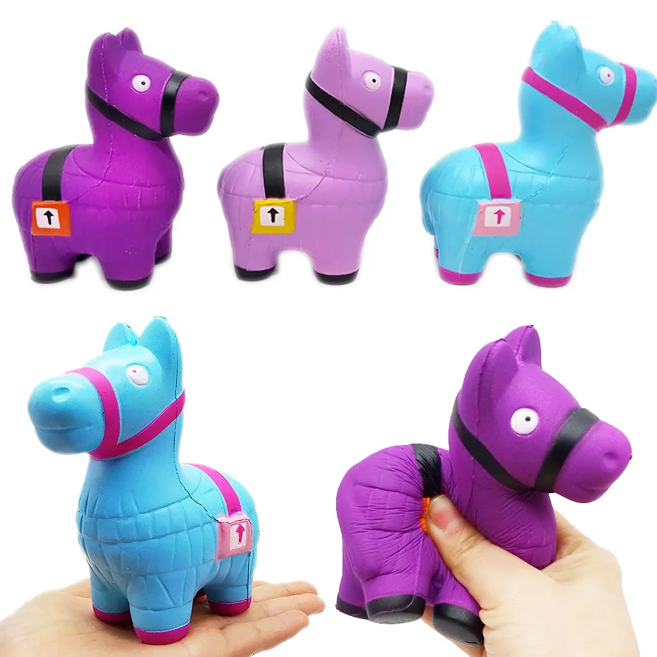 

Fortnight Squishy Slow Rising Squeeze Toy Keychain Christmas Toys for Children Gifts Battle Roayle Loot Llama Squishi Game