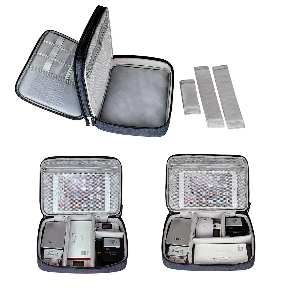 

Travel Portable Organizer Storage Pouch Digital Gadget Bag For Cable USB Data line charger