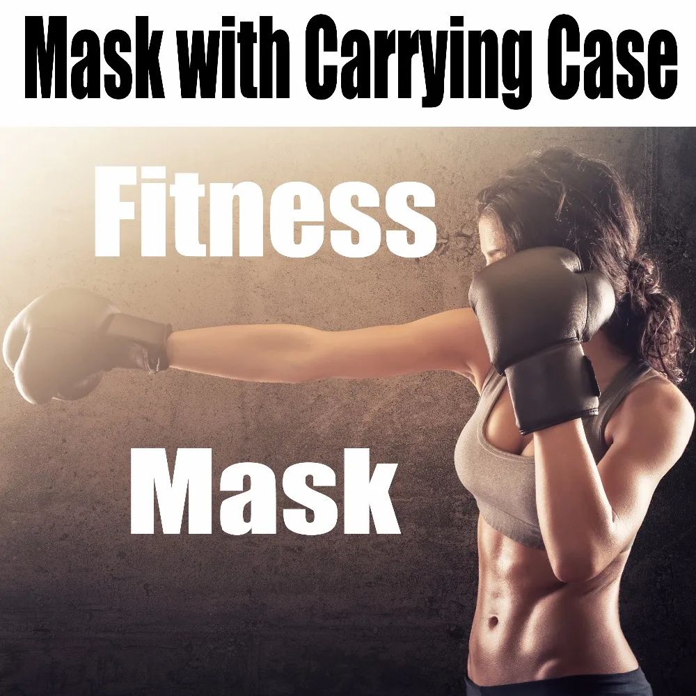 (Mask with Carrying Case ) Phantom Training Fitness Mask for MMA High