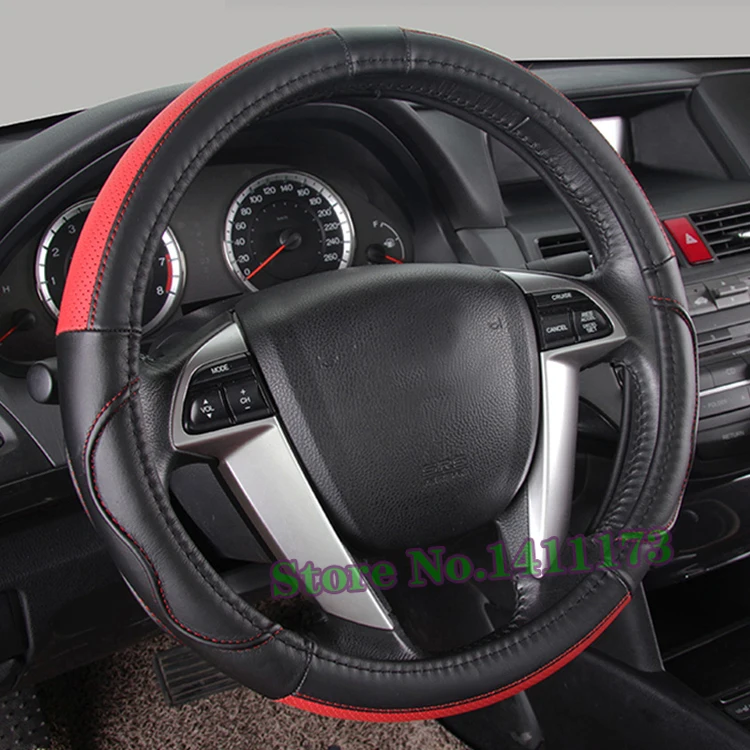 757 car steering wheel cover leather  (11)