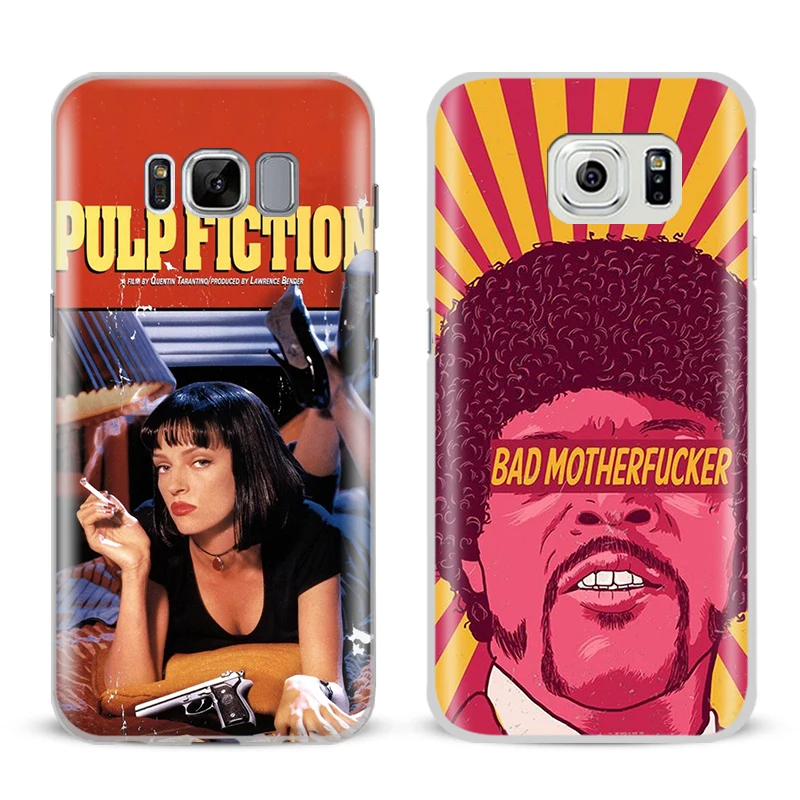 

Pulp Fiction Film Phone Case Shell Cover For Samsung Galaxy S4 S5 S6 S7 Edge S8 s9 Plus Note 2 3 4 5 A5 A710 J5 J7 2017