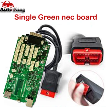 

FACTORY Limited Discount! Quality A+ new vci vd tcs PRO no bluetooth single green board for cars and trucks obd obd2 tool