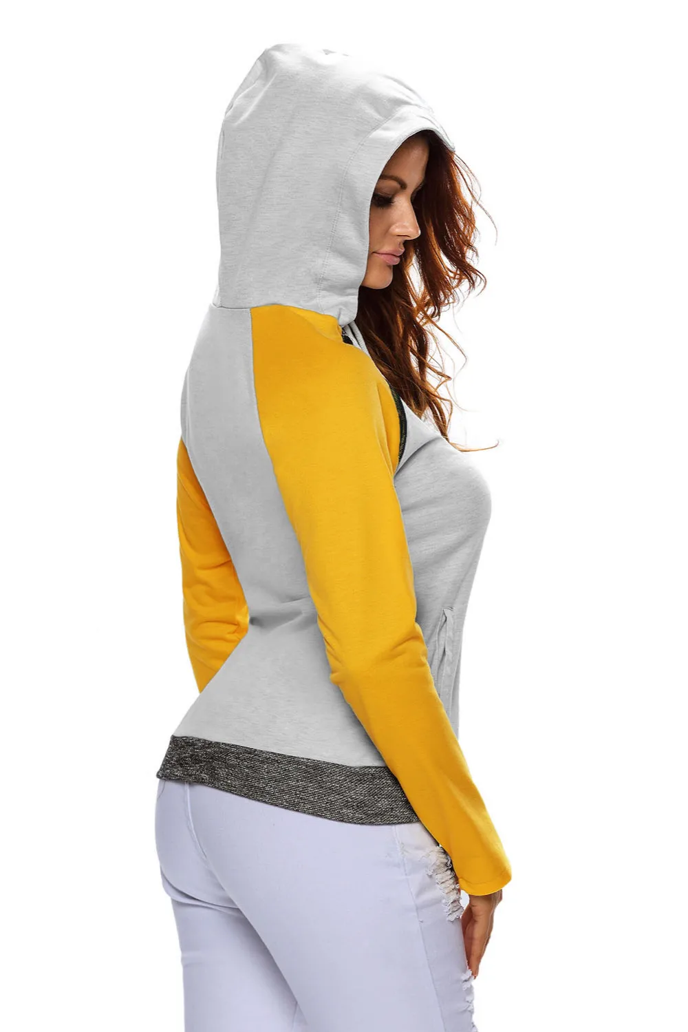 Yellow-Grey-Patchwork-Double-Hooded-Sweatshirt-LC25931-7-5