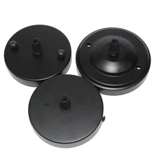 DIY Lighting Accessories 10cm Assembly Parts a Single head Chandelier Ceiling Plate black color for loft pendant light