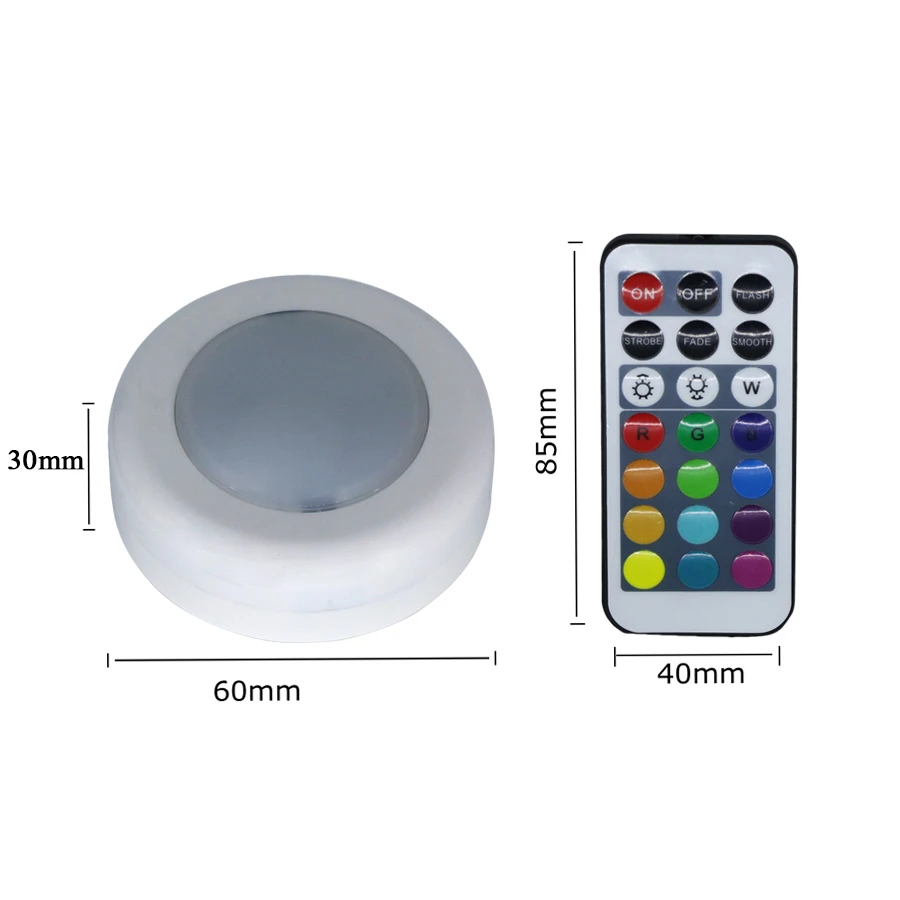 Светодиодная подсветка под шкаф RGB 12 цветов с регулируемой яркостью сенсорный