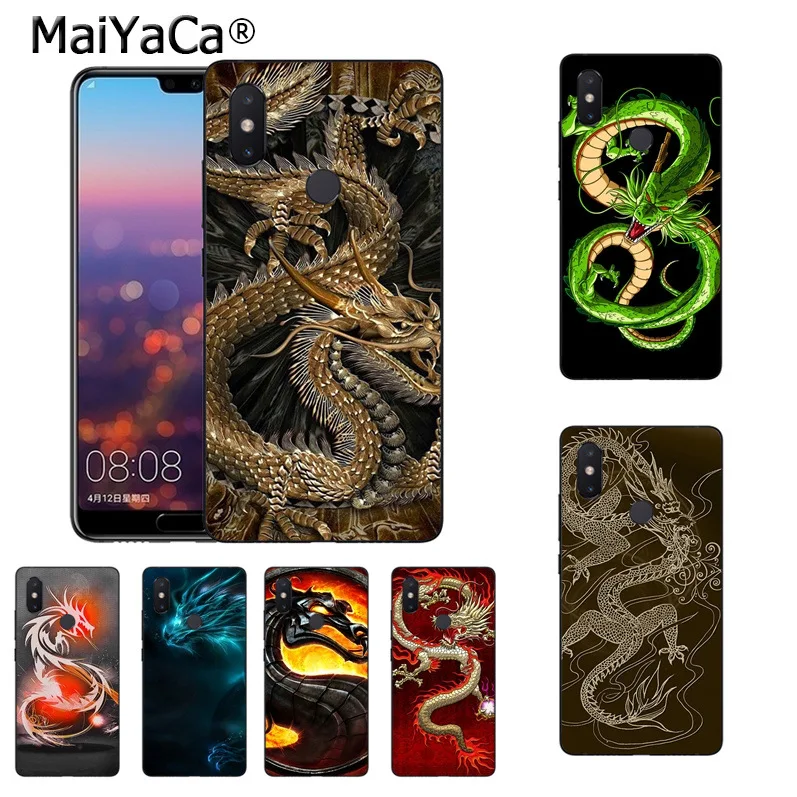 

MaiYaCa chinese Dragon design Newest Super Cute Phone Cases for xiaomi mi 8se 6 note2 note3 redmi 5 plus note5 cover