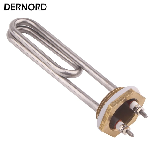DERNORD 220v 1000w SUS304 DN32 Electric Heater Resistance Heating Element  For Autoclave/Geyser Tank - AliExpress