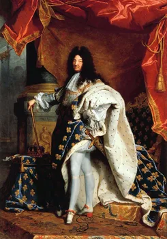 

wholesale oil painting # Good quality art # French Bourbon Louiss 14 the Sun King portrait OIL painting ON CANVAS- 36 inches