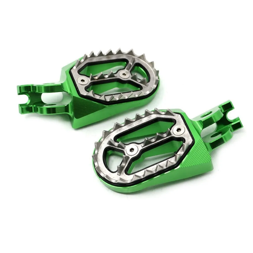 CNC MX подставка для ног Kawasaki KX250 KX250F KX450F KLX450 Dirt Bike Pit Footrests Peg Для Suzuki RMZ250 RM250|Подставки
