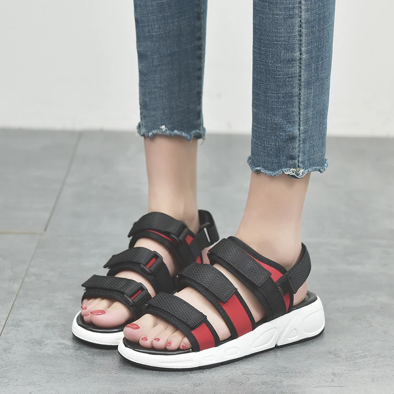 Platform Sandals Women Casual Beach Shoes Soft and Comfortable Summer Outdoor Sandals Platform Sneakers Ladies Sports Shoes