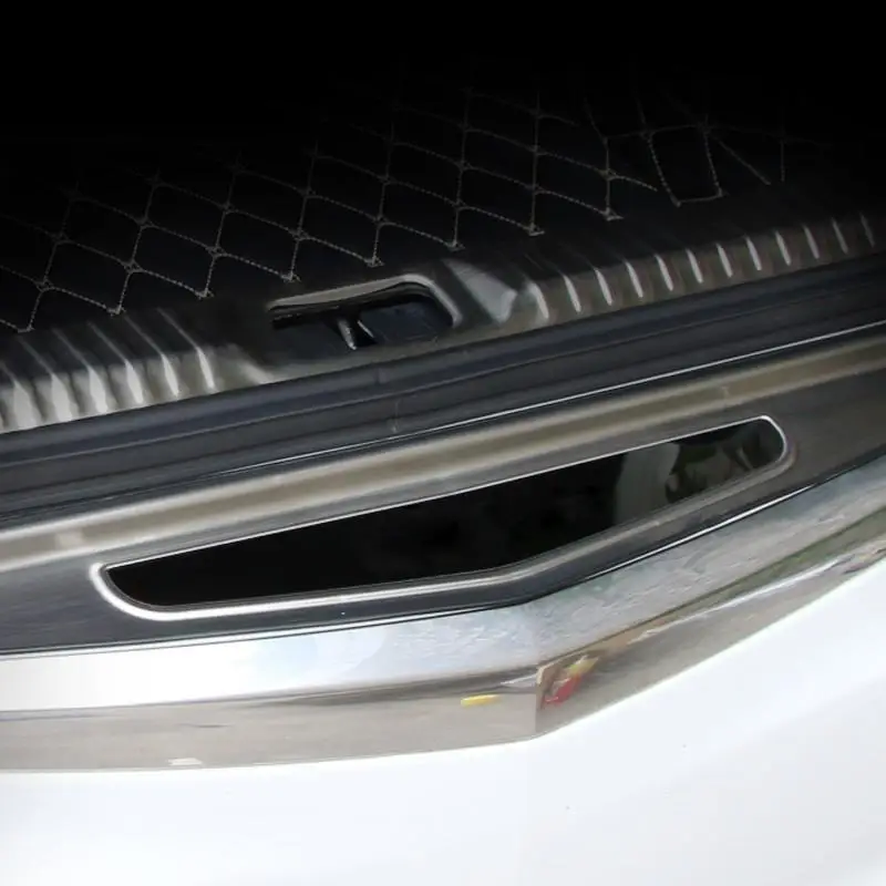 

Car Foot Pedal Trunk Rear Panels Exterior Promote Chromium Automovil Trim Decoration Sticker 13 14 15 16 17 18 FOR Cadillac XTS