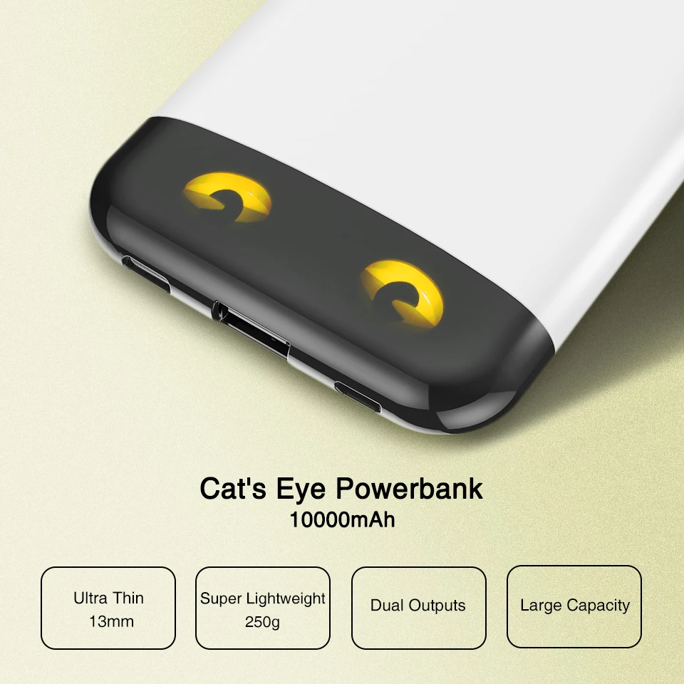 Ультра тонкий внешний аккумулятор Easyacc для Xiaomi Iphone 10000 мАч 5 В 2 1 А|Внешние