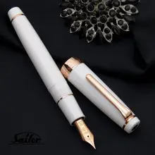 Sailor Japan розовое золото 21k перо белая перьевая ручка элегантная