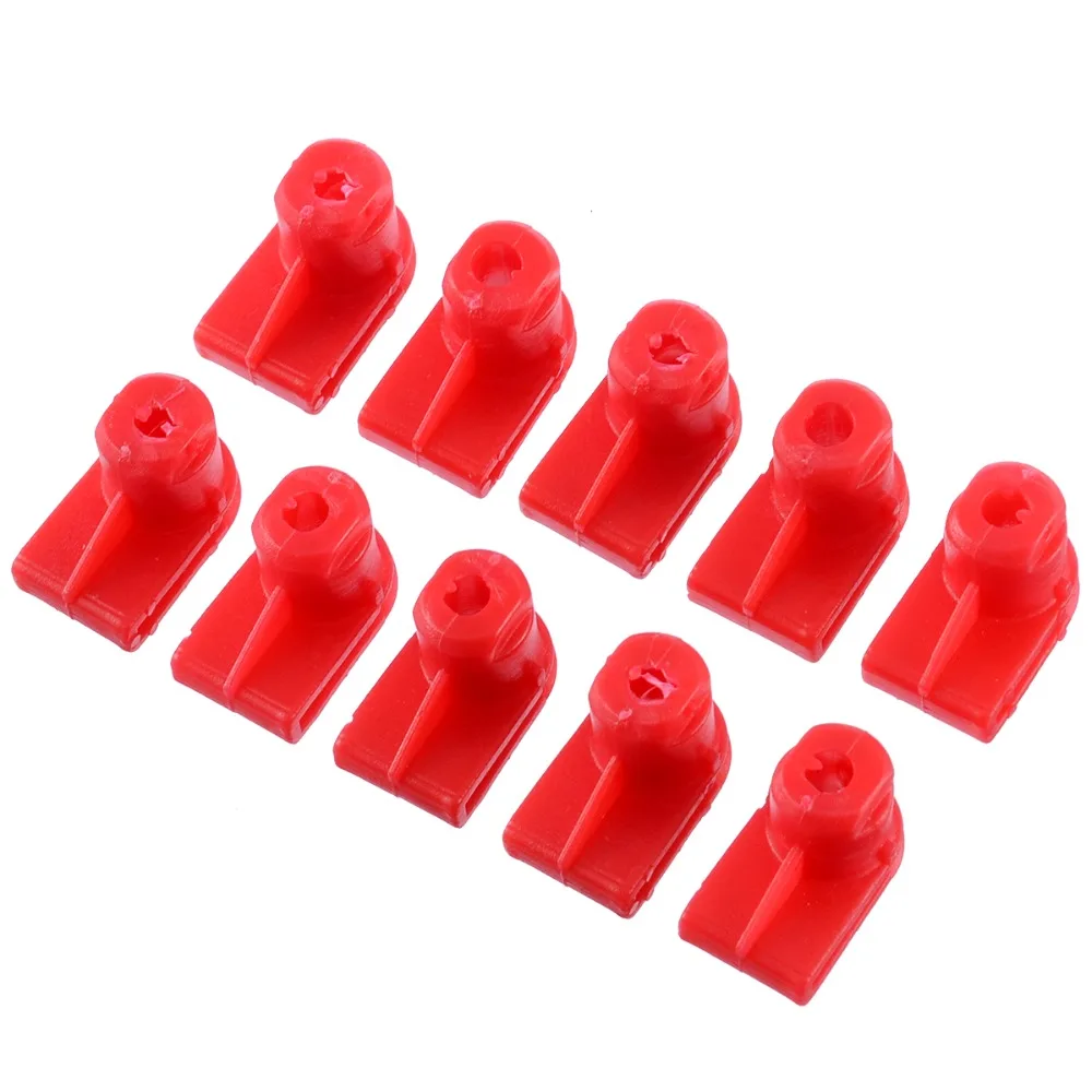 

10Pcs/set Plastic Bumper Wing Mounting Grommet Clip Screw Nut Bumper Wing Grommet Clips For Opel For Vauxhall