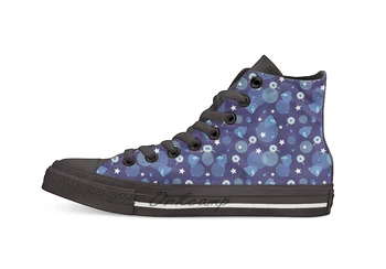 

Lapis Lazuli Casual High Top Canvas shoes sneakers For Drop shipping