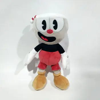 

Video Game Cuphead Plush Mugman Boss the Devil Legendary Chalice Soft Stuffed Plush Doll Toys Kids Gifts 25cm