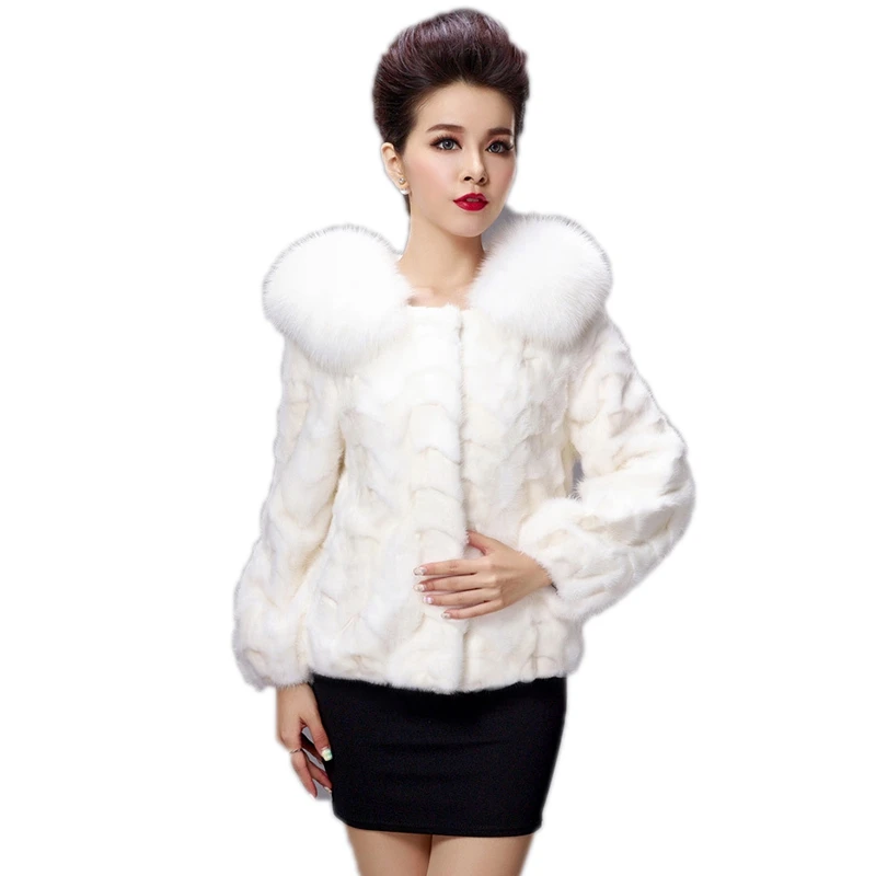noir Naturel Renard Manteau Femmes 145 Lady camel Fourrure Bourgogne De Col Tfm Vison Manteaux Chaud Survêtement Pièce Zq050nRw