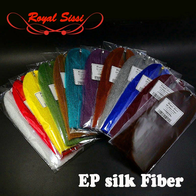 Hot 12optional colors EP Silky Fiber Fly tying materials synthetic hair