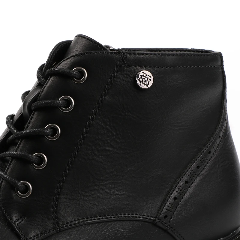 cAIMEIGAO Fashion Vintage Women Ankle Boots Soft Leather Flat Shoes Comfortable Women Boots Lace Up Soft Leather Classic Shoes