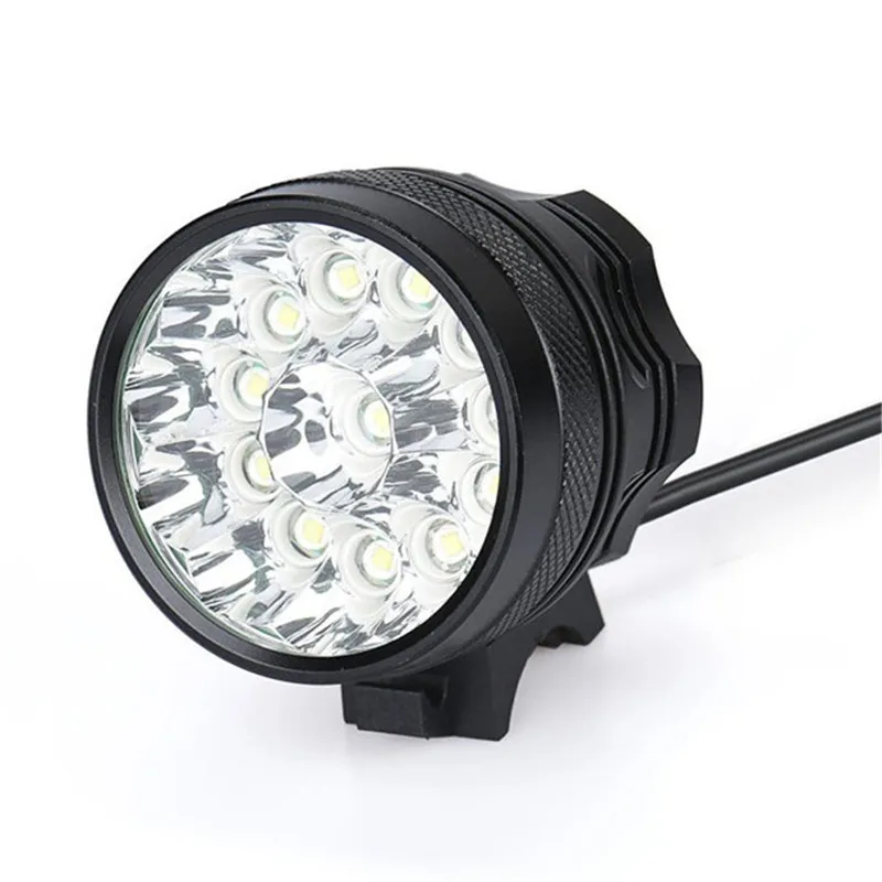 ISHOWTIENDA перезаряжаемый велосипедный фонарь передний руль 30000 лм 12x CREE T6