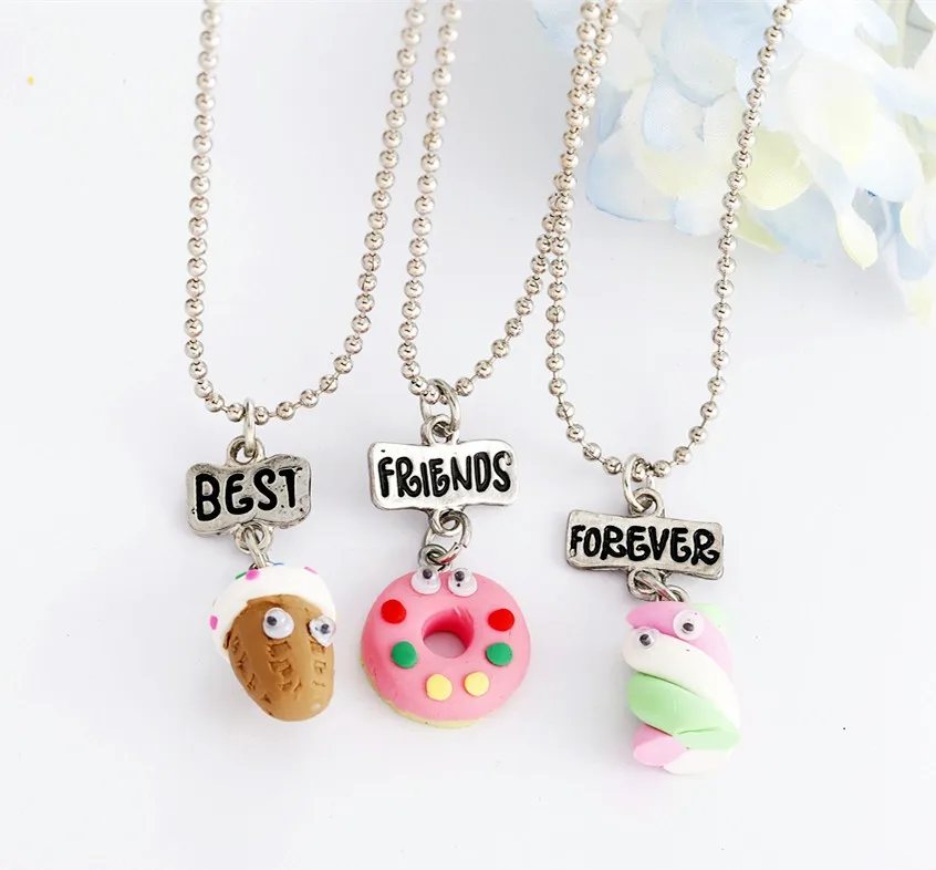 Juego de 2 collares BFF con colgante de Popsicle de resina arcoíris collar de cadena de cuentas para niños, joyería - AliExpress Joyería y accesorios