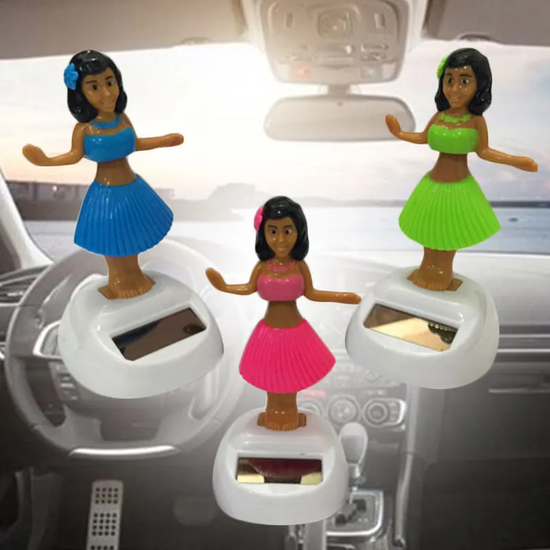 На солнечных батареях Танцующая хула попка шевелится Гавайская девушка Танцующая фигурка Гавайские качели фигурка модель игрушка подарок стол автомобиль домашний декор