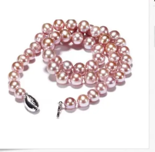

Free Shipping >>>>>south sea perfect roundAAA 9-10mm south sea lavender pearl necklace 18inch
