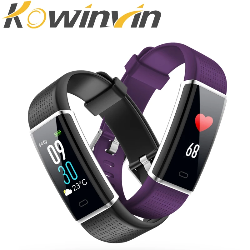 ID130P цветной HR lcd умный фитнес браслет Поддержка Спорт отслеживание пульса мульти