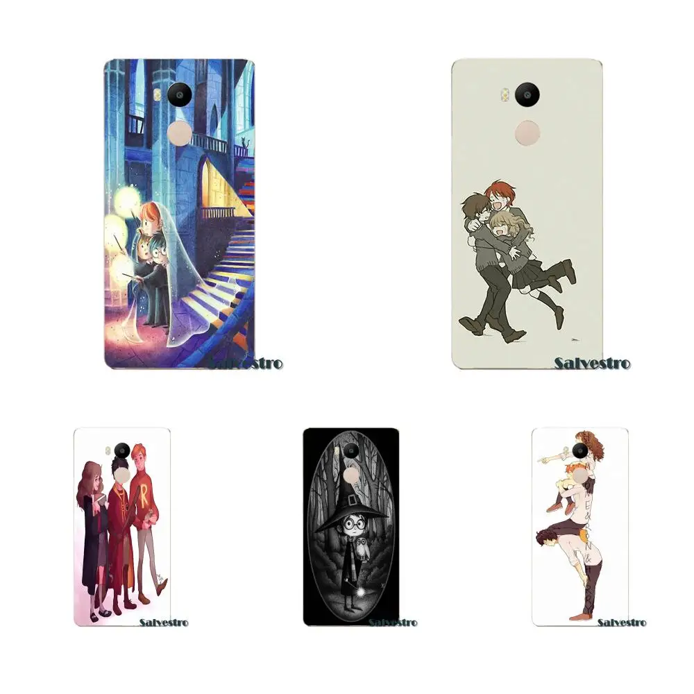 TPU Cellphone Transparent Cartoon Harry Potter For Xiaomi Redmi 4 3 3S 
