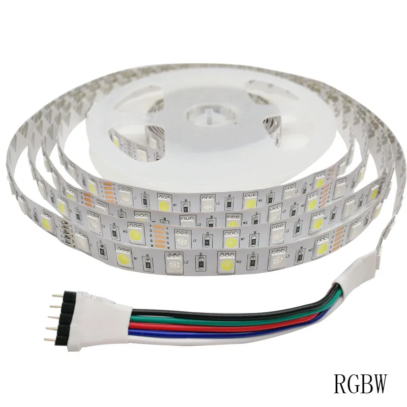 SMD 5050 5 м 10 RGBW RGBWW RGB Светодиодная лента освещения Диодная Wifi контроллер DC 12 В