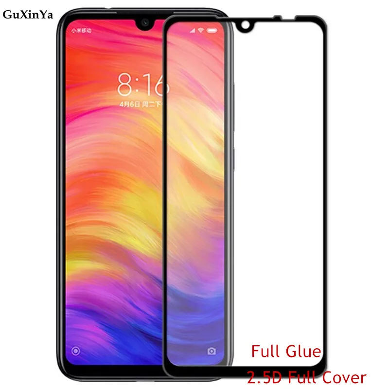 

Screen Protector Glass Xiaomi Redmi Note 7 Full Glue Tempered Glass For Xiaomi Redmi Note 7 Full Cover Phone Glass Redmi Note 7
