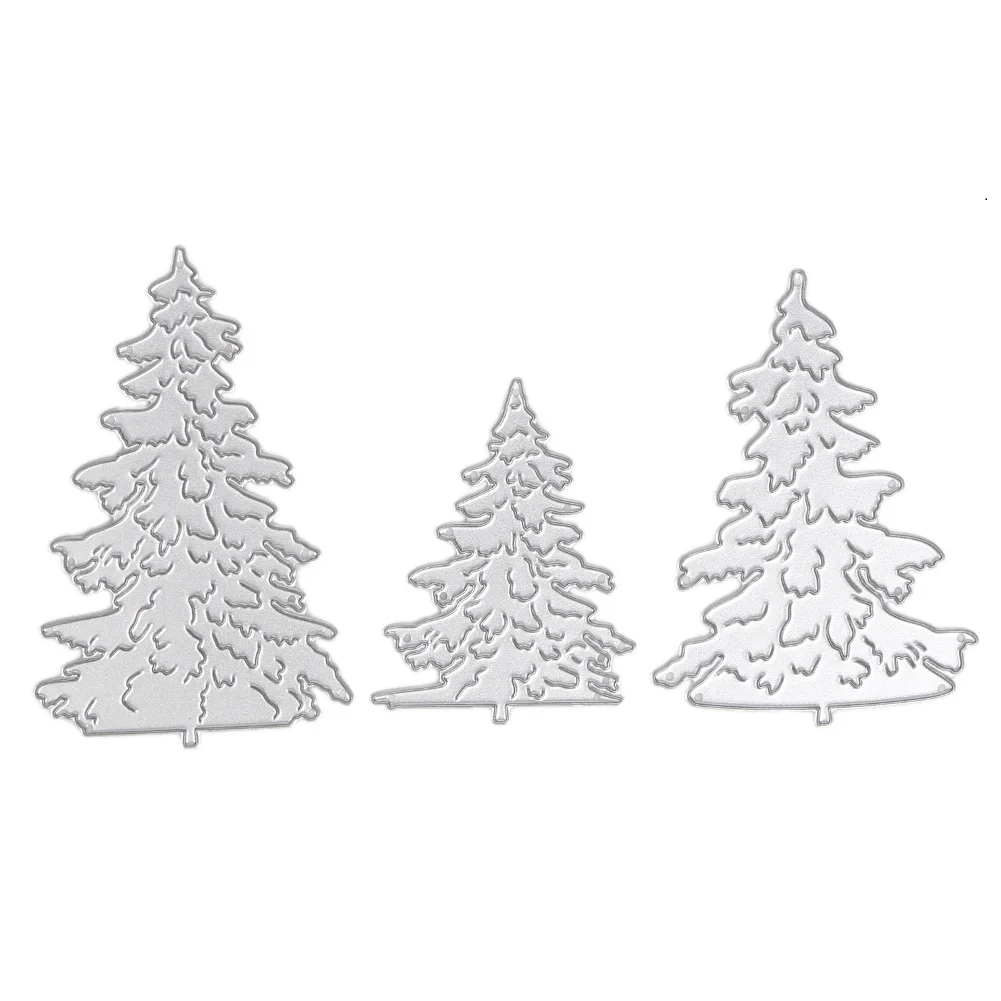 

Christmas tree Metal Cutting Dies Stencils for DIY Scrapbooking Paper Card making Decor Craft Embossing dies and stamps set