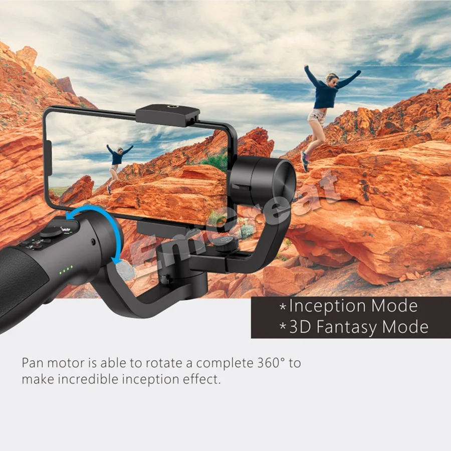  Hohem iSteady Mobile Plus 3-Axis Handheld Smartphone Gimbal Stabilizer for iPhone 11 XS X 8P 8 Sams